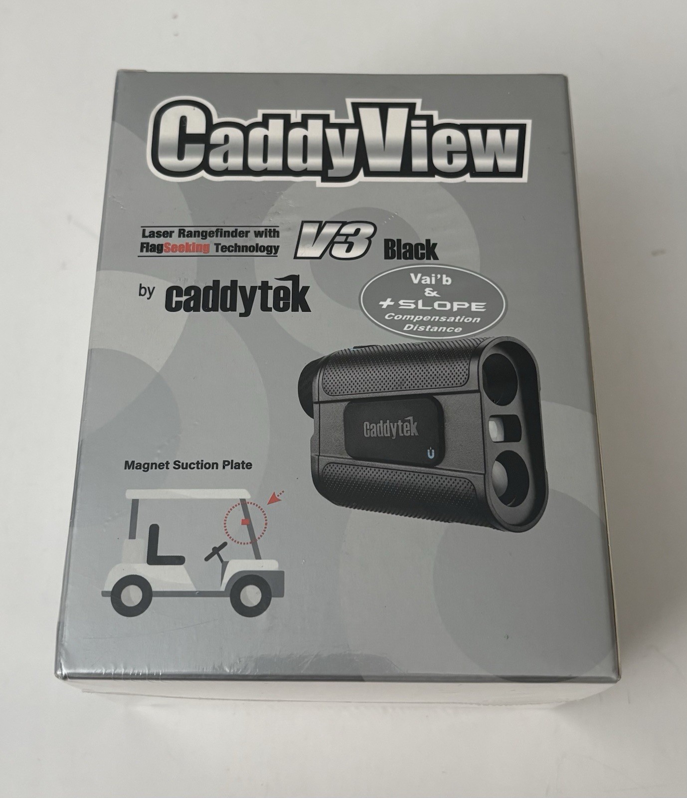 CaddyTek CaddyView Laser Rangefinder V3 Black - New Sealed
