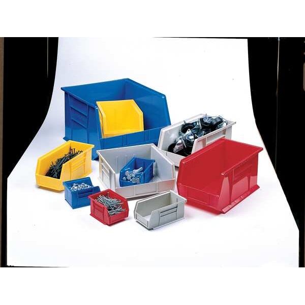 Akro-Mils 30265Blue Hang & Stack Storage Bin, Plastic, 8 1/4 In W, 9 In H, 18