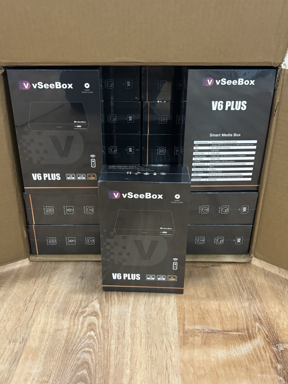 vSeeBox v6 PLUS. Brand New. Shipping Fast. Replaces the v3 PLUS MODEL