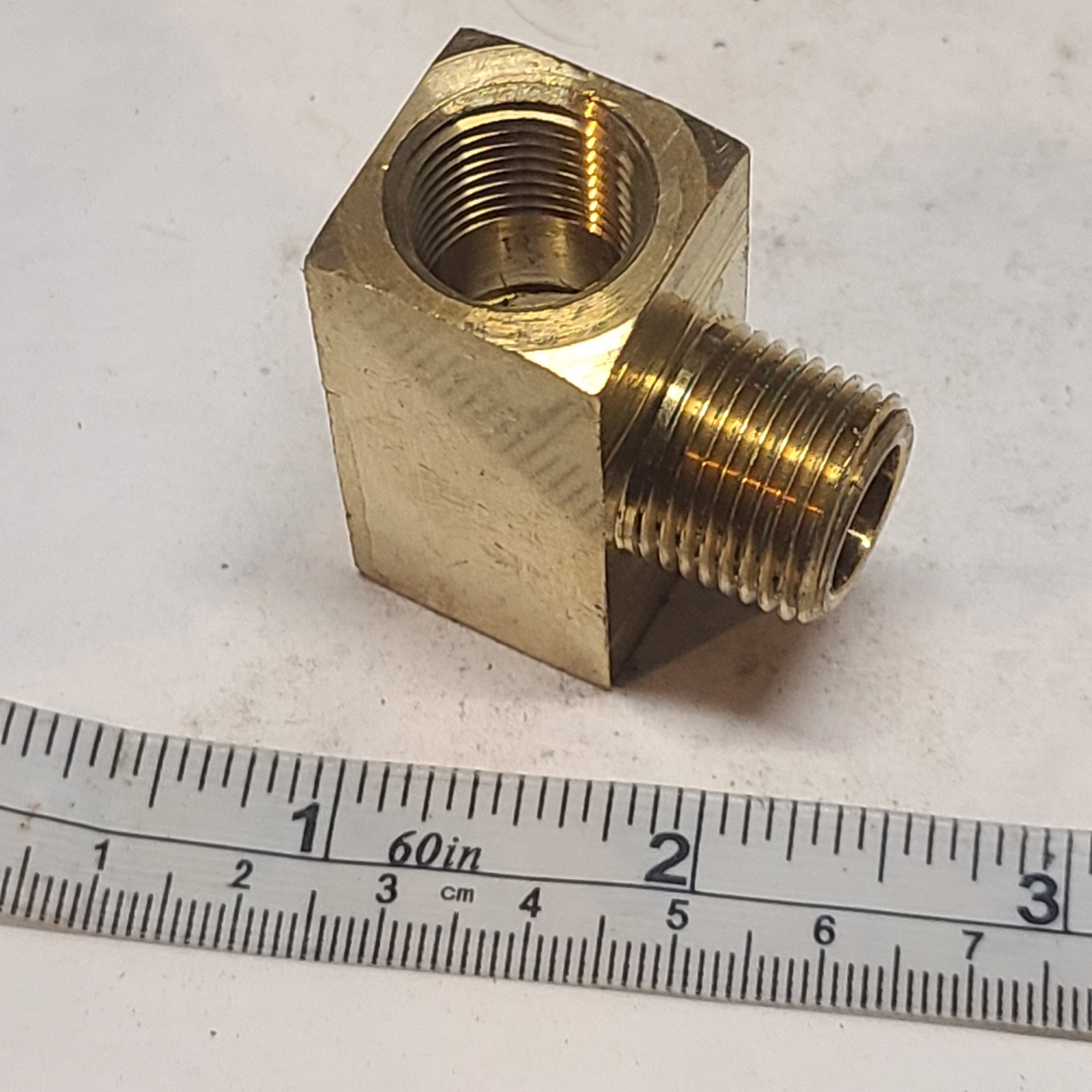 Parker Brass Pipe Branch Tee 3/8" NPT Medium Pressure