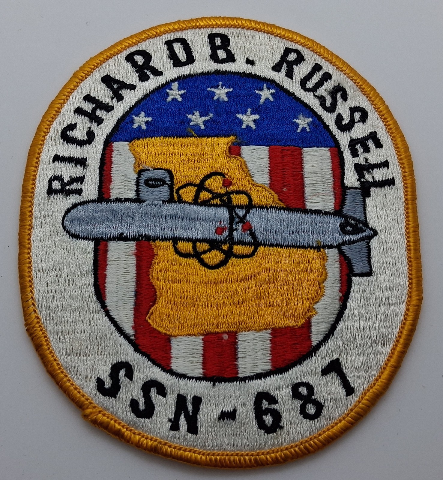 USS Richard B Russell SSN-687 Patch