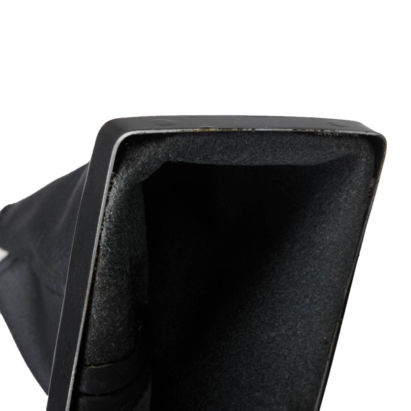 1968-1976 Corvette 4-Speed Shifter Boot Black Leather