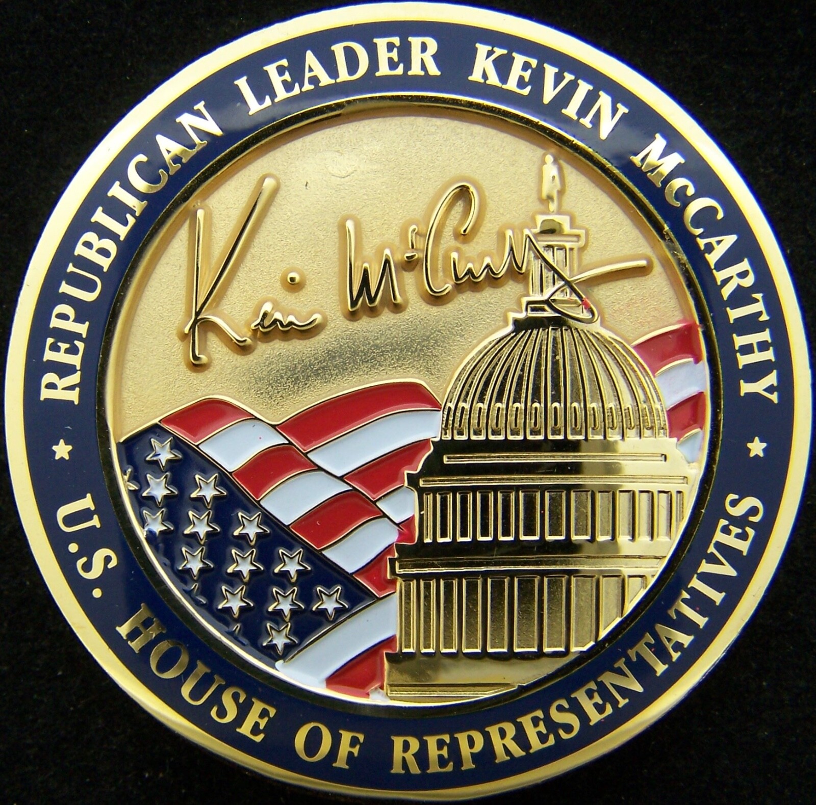 US House of Representatives Republican Leader Kevin McCarthy Challenge Coin