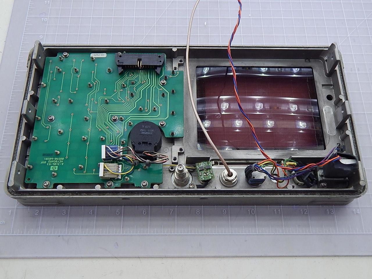 HP HEWLETT PACKARD 8591E SPECTRUM ANALYZER FRONT CONTROL PANEL T94128