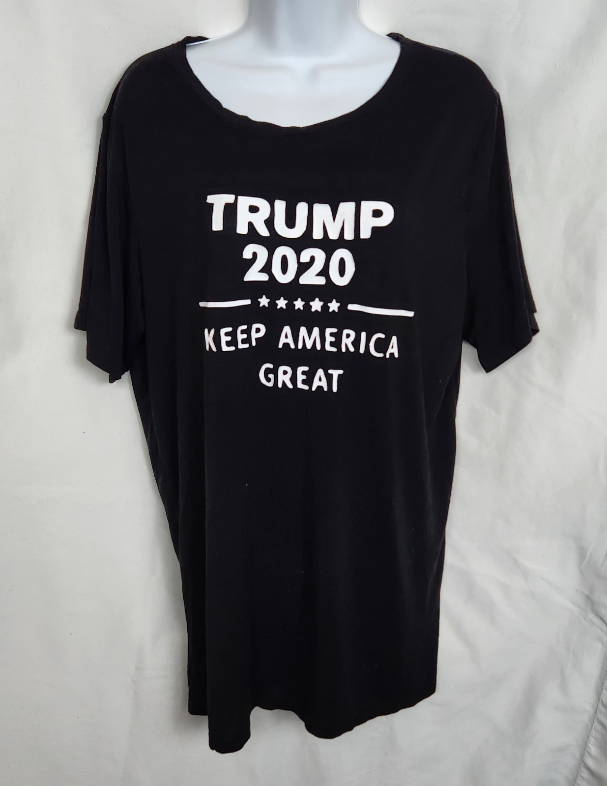 Trump 2020 T-Shirt 2XL Women Keep America Great *Pre Owned Political Propaganda