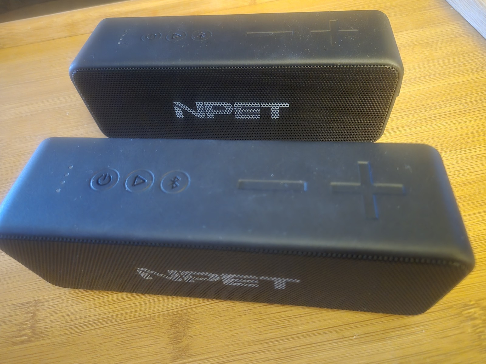 NPET Portable Bluetooth Speakers  TWS, AUX, TF Card Long Hours of Playtime