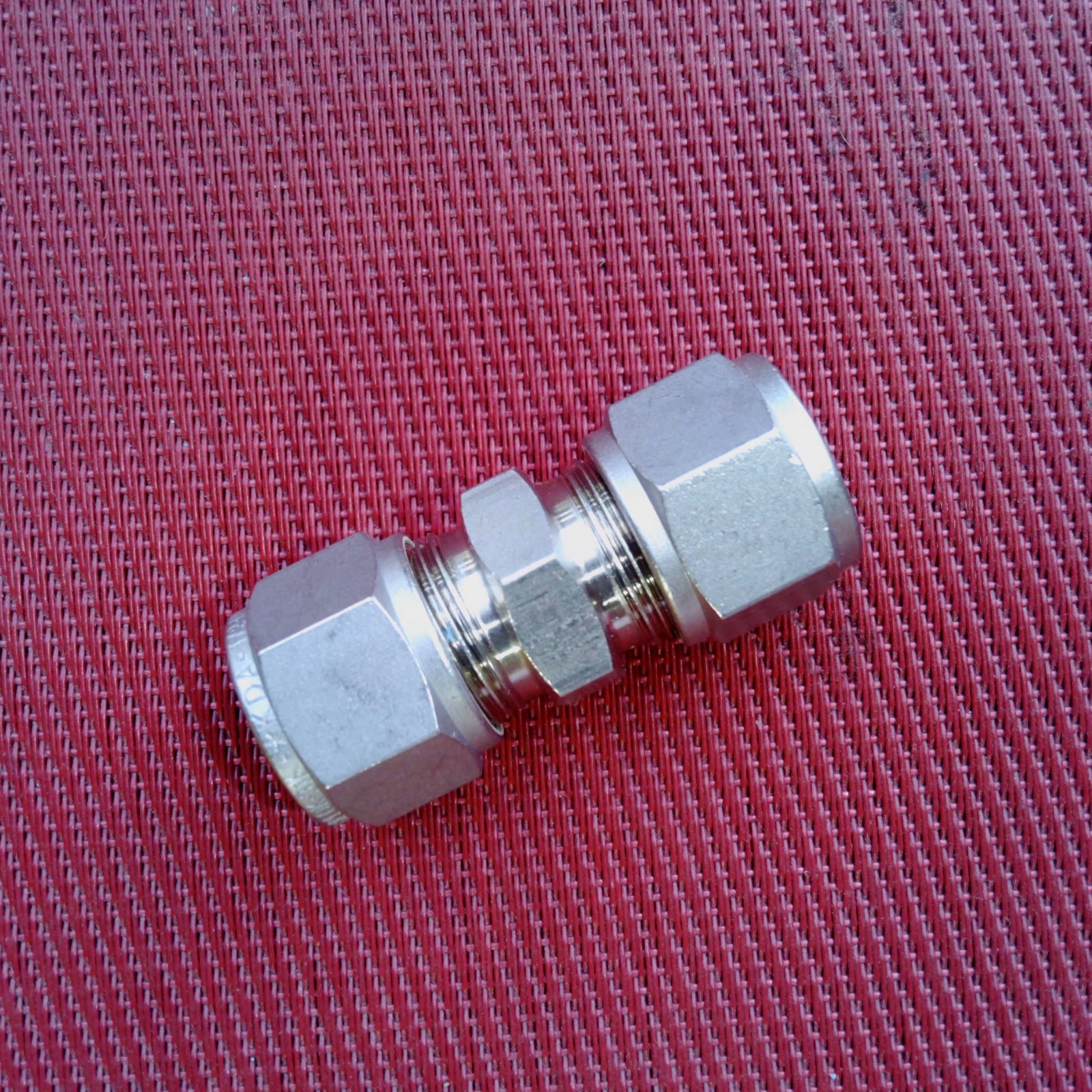 SSP Griplok® 1/2" x 1/2" Tube OD UNION STRAIGHT Compression 316 Stainless Steel