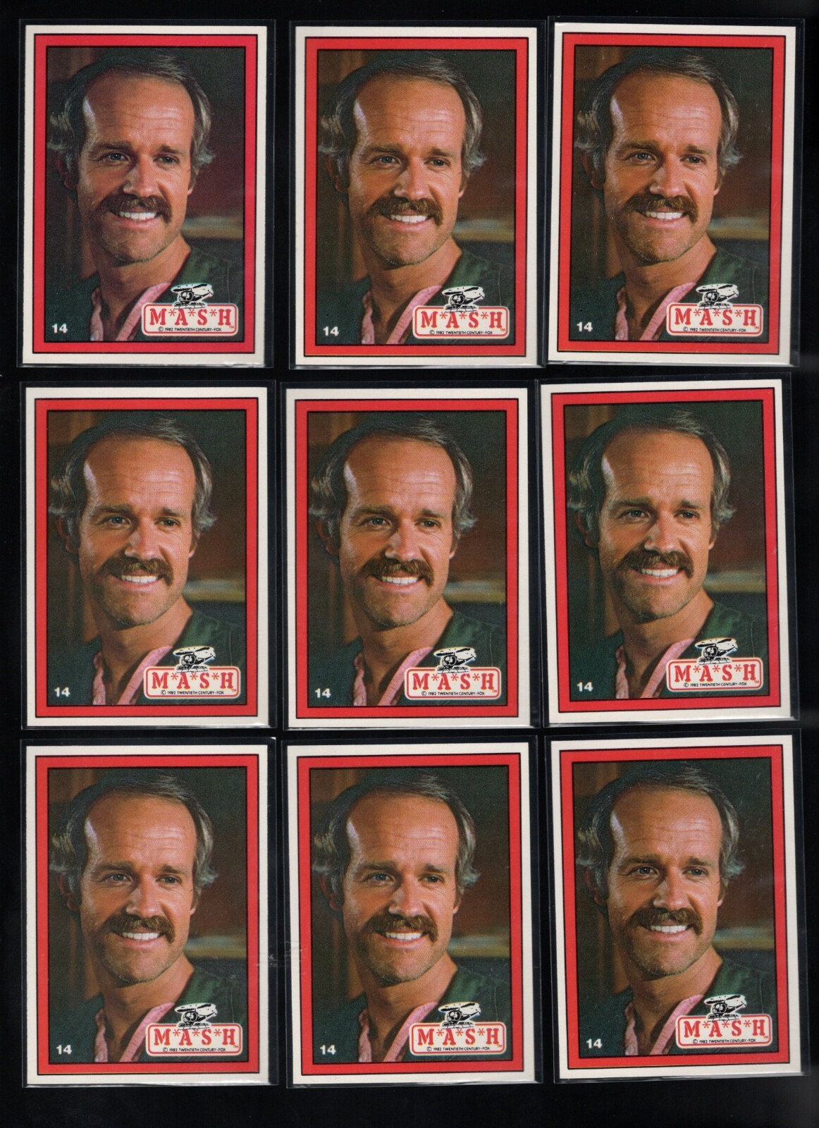 1982 DONRUSS M*A*S*H #14 CAPTAIN BJ HUNNICUTT NM/MINT WELL CENTERED