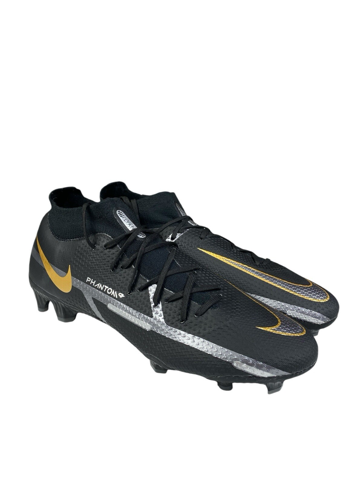 Nike Men’s Phantom GT2 Pro DF FG - DC0759-007 - Black / Metallic Dark Grey Sz 11