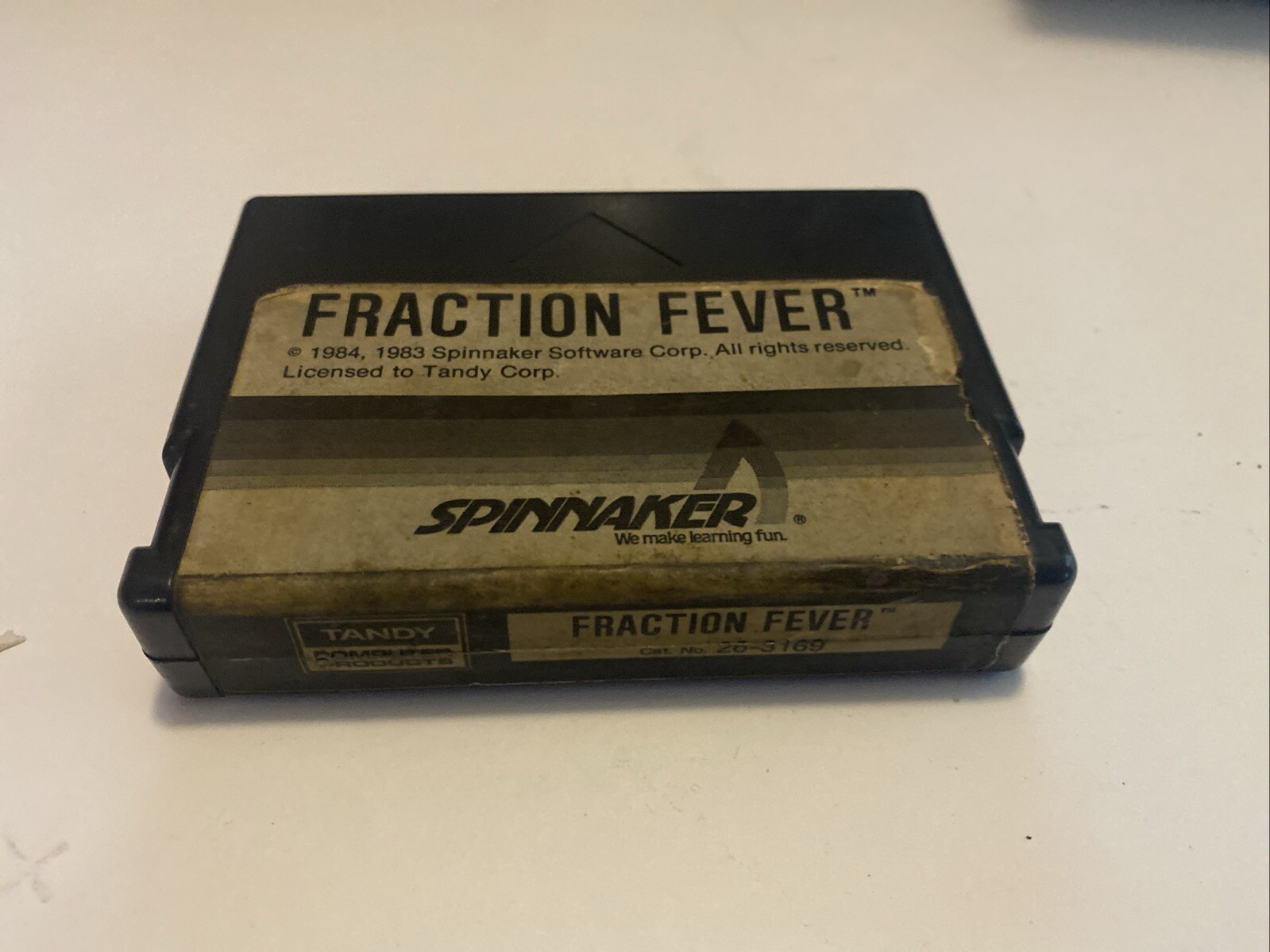 Fraction Fever TANDY TRS-80 Color Computer Cartridge 26-3169 Video Game