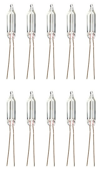 NEW Box of 10 Neon Bulb NE2U A3C Indicator 105 to 125 Volts AC/DC FREE RESISTORS