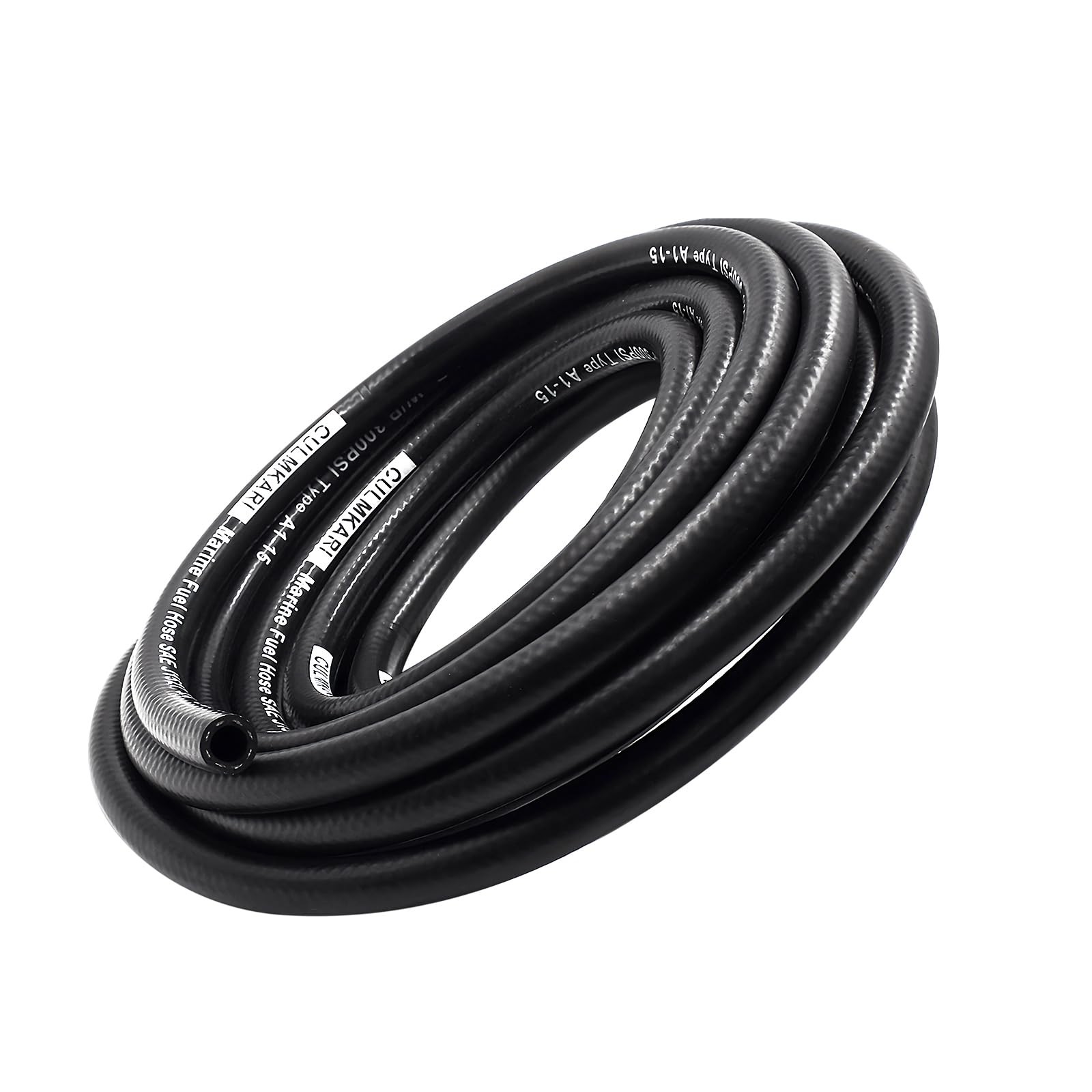 3/8'' Marine Fuel Hose Feed Line Rubber Type A1-15 SAE J1527 Standards Fits