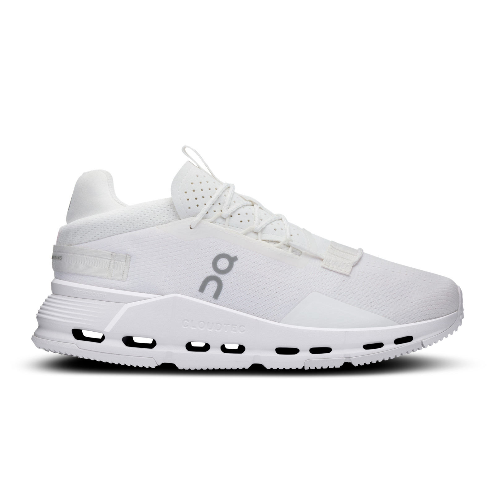 Women's On Cloudnova 2, All White, 5.5 B Medium US