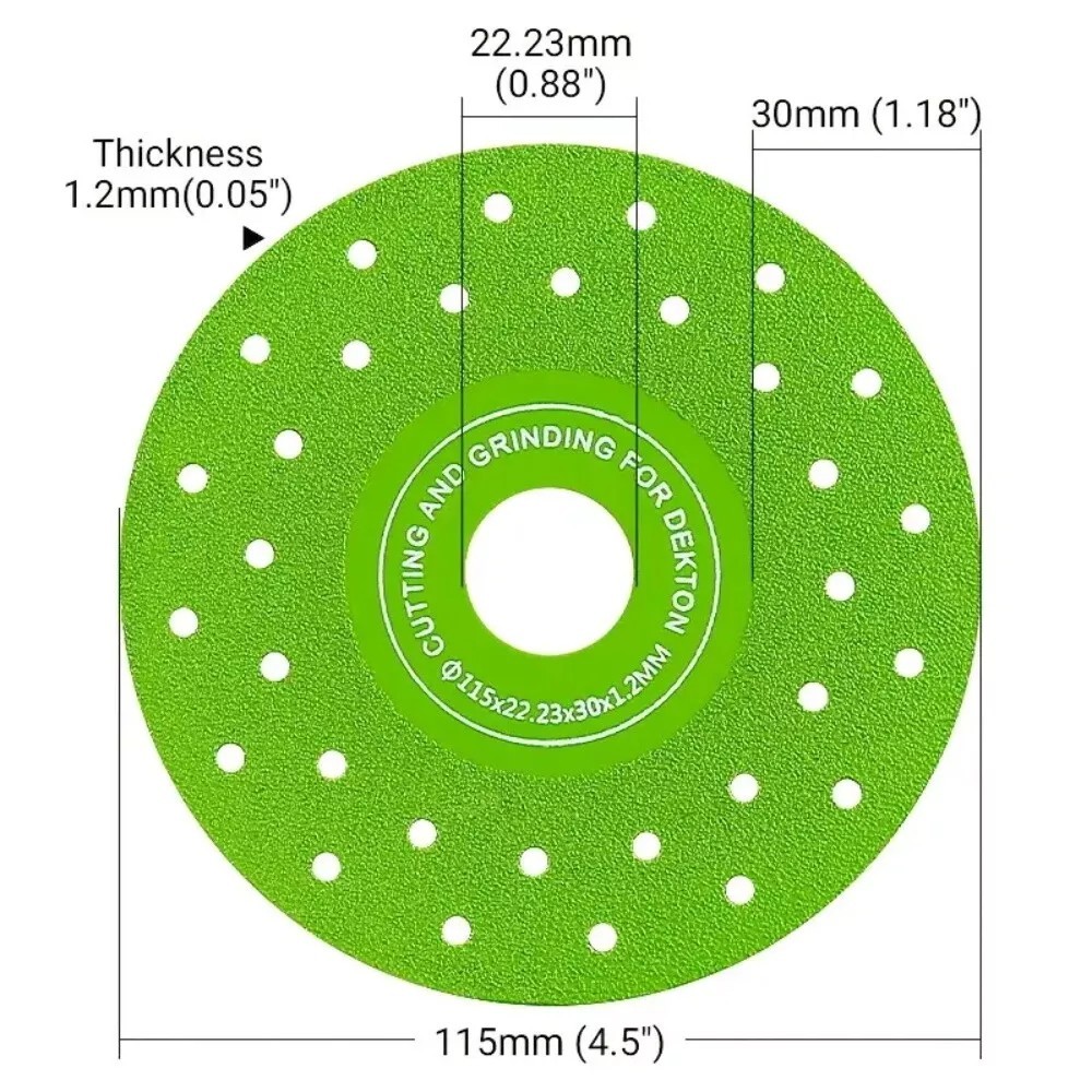 3PCS Rock Plate Flat Grinding Blade Tile Chamfering Cutting Sanding Blade Wheel