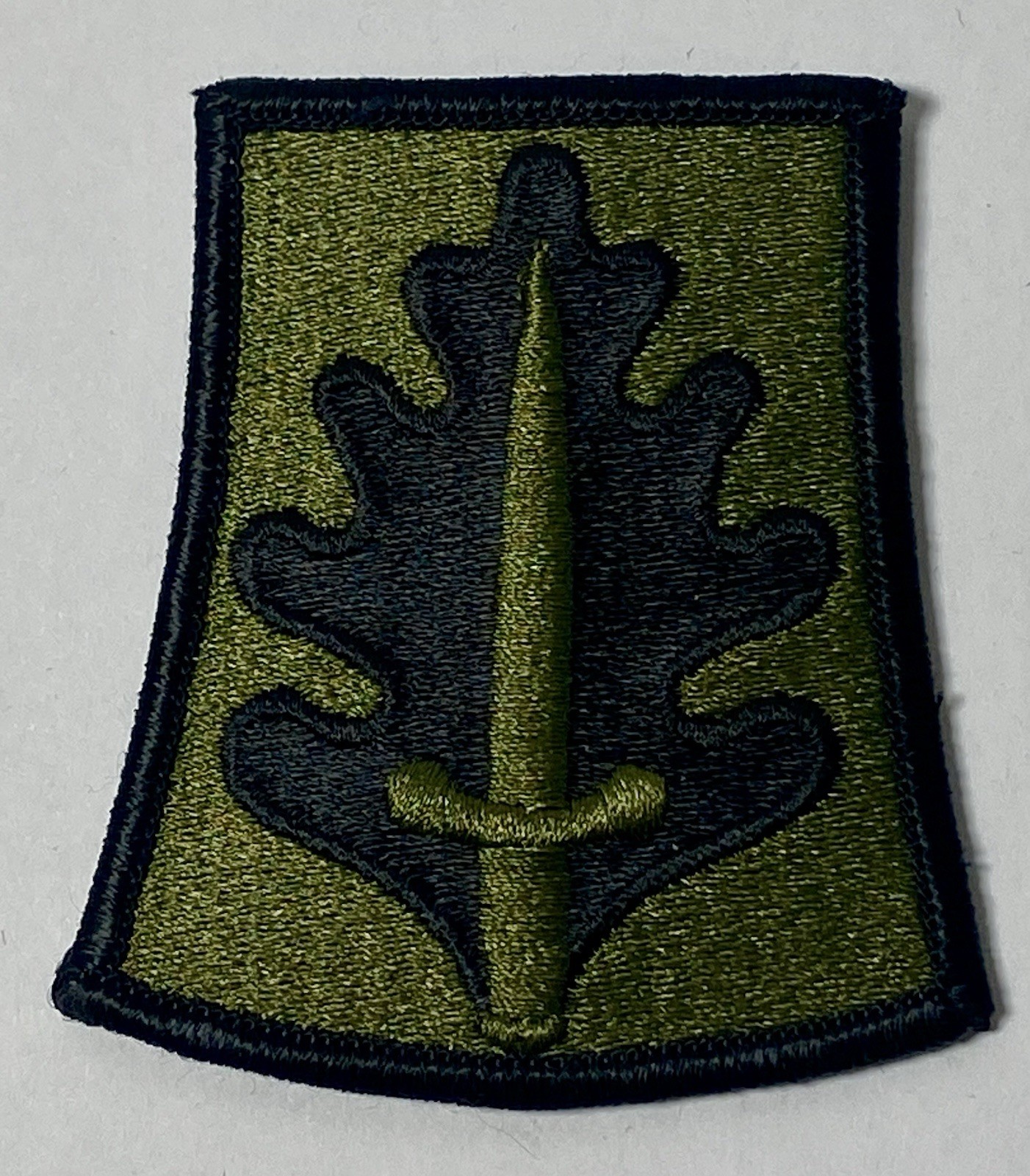 1 Vtg US Military 800th Army Constabulary Force Embroidered Patch Subdued NOS