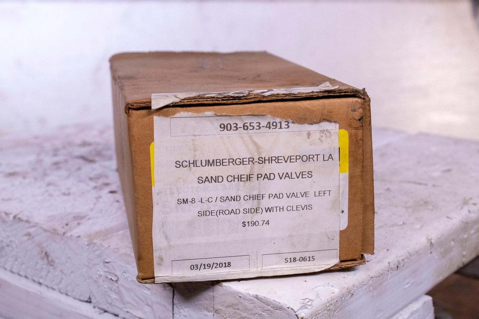 SCHLUMBERGER-SHREVEPORT SAND CHIEF PAD VALVE SM-8-L-C