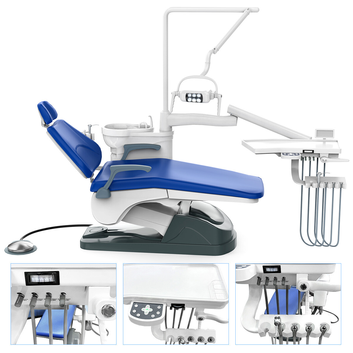 Dental Unit Chair Integral Computer Controlled/22L Autoclave Sterilizer Class B