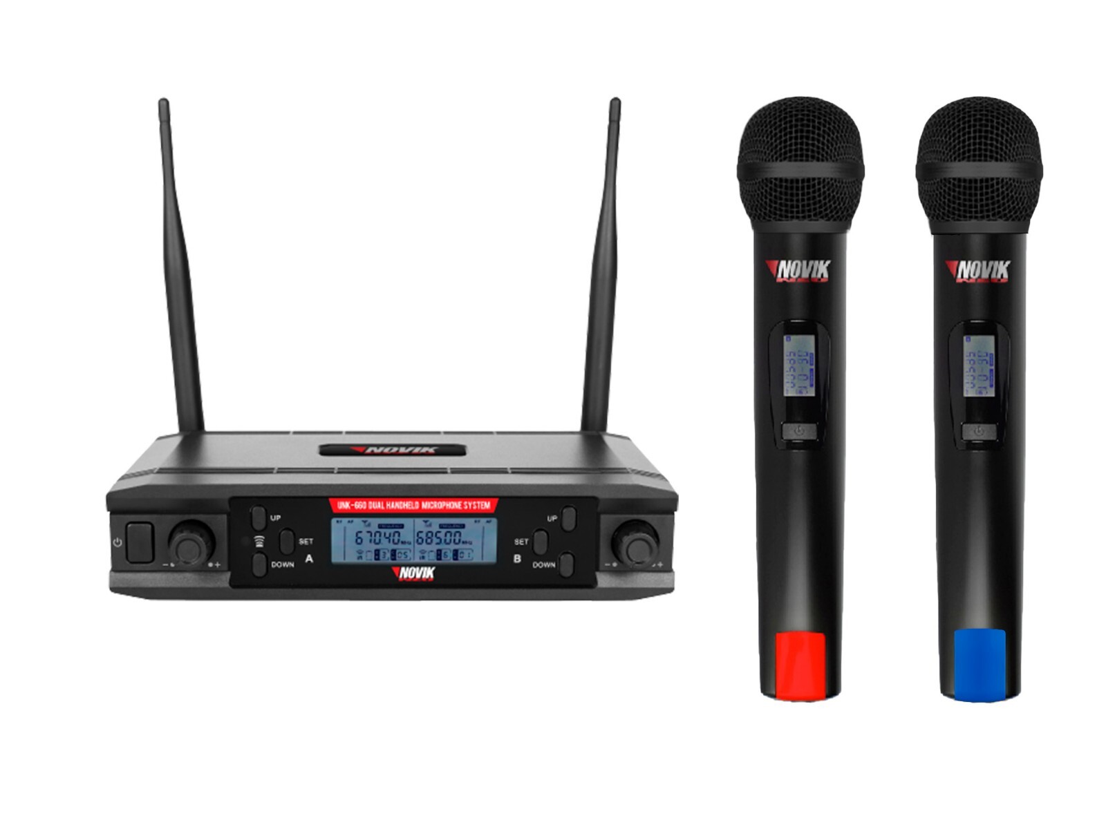 NOVIK NEO UNK 660 - DUAL HANDHELD MICROPHONE WIRELESS SYSTEM