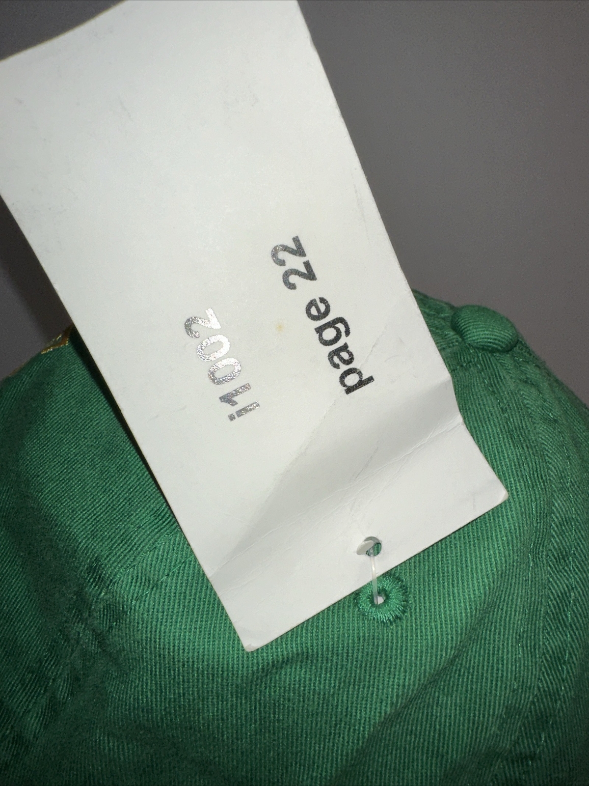 Franklin Yellow Gray Logo Hat Cap Bright Green Strap Buckle W Tag