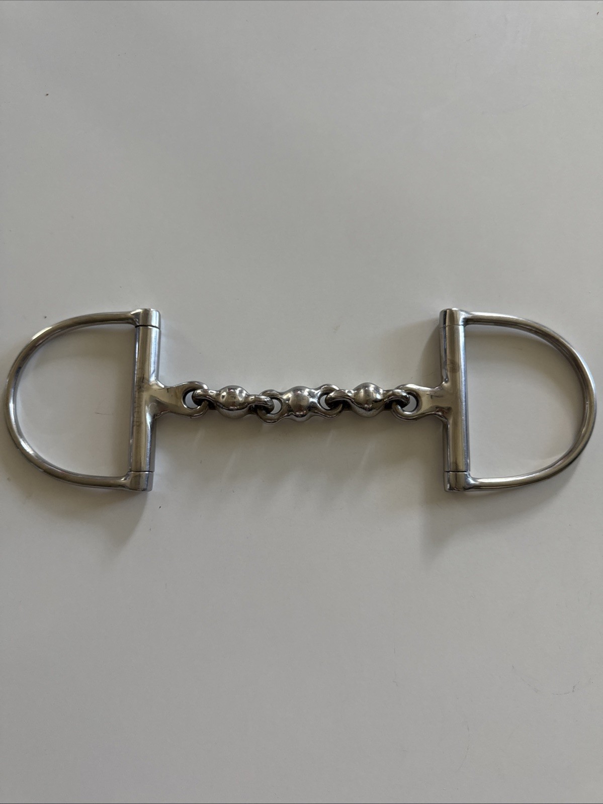 Centaur Waterford D Ring, ENGLISH HORSE BIT, 5 1/2”, Used