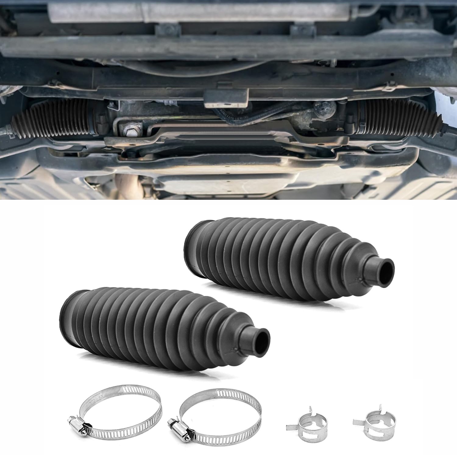 2X For Toyota Avalon Camry Solara Lexus Inner Tie Rod Boot/Rack & Pinion Bellow