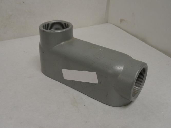 208714 Old-Stock; Red-Dot BLB-2 Conduit Body; Type: LB; Size: 2"; Aluminum