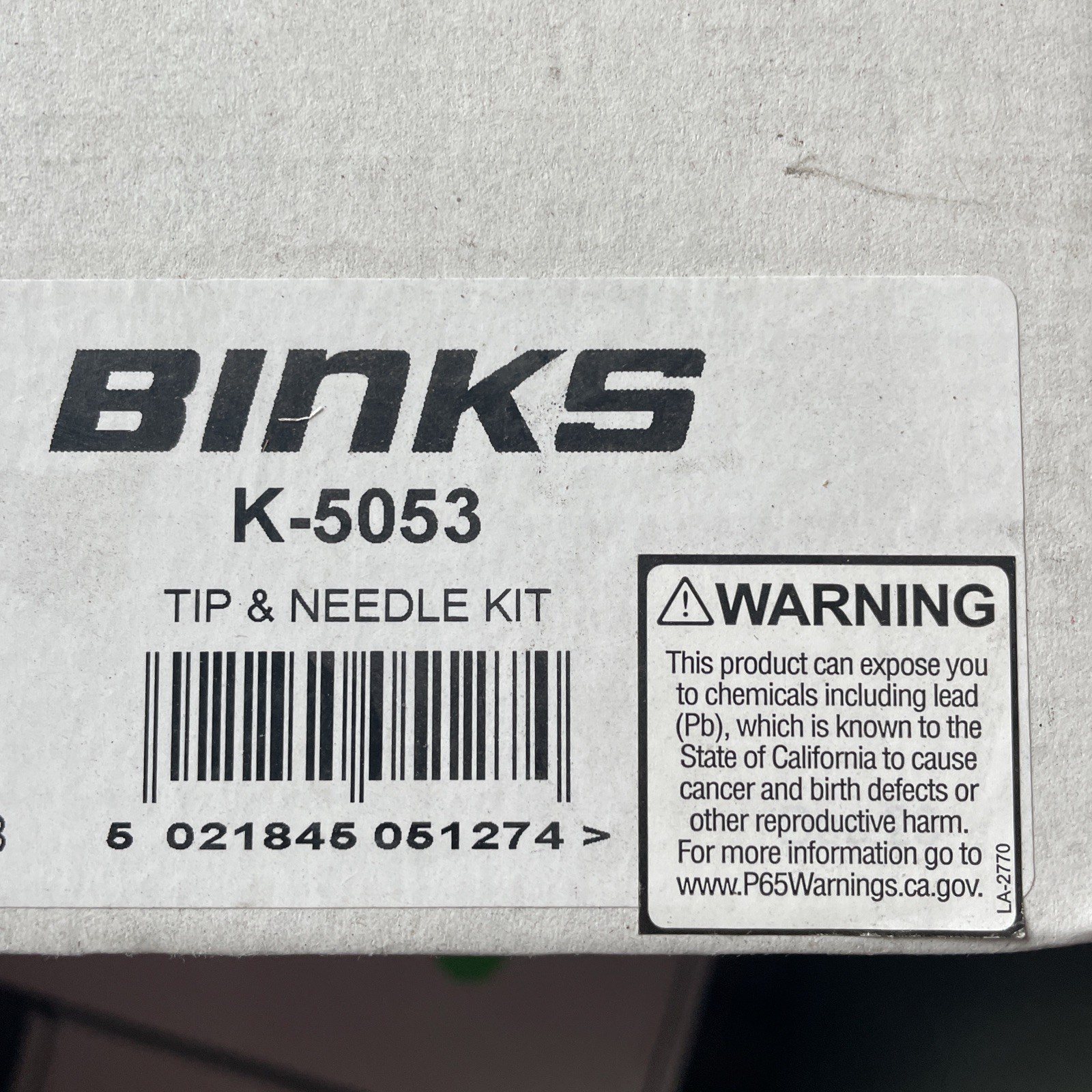 Binks Tip And Needle Kit K-5053