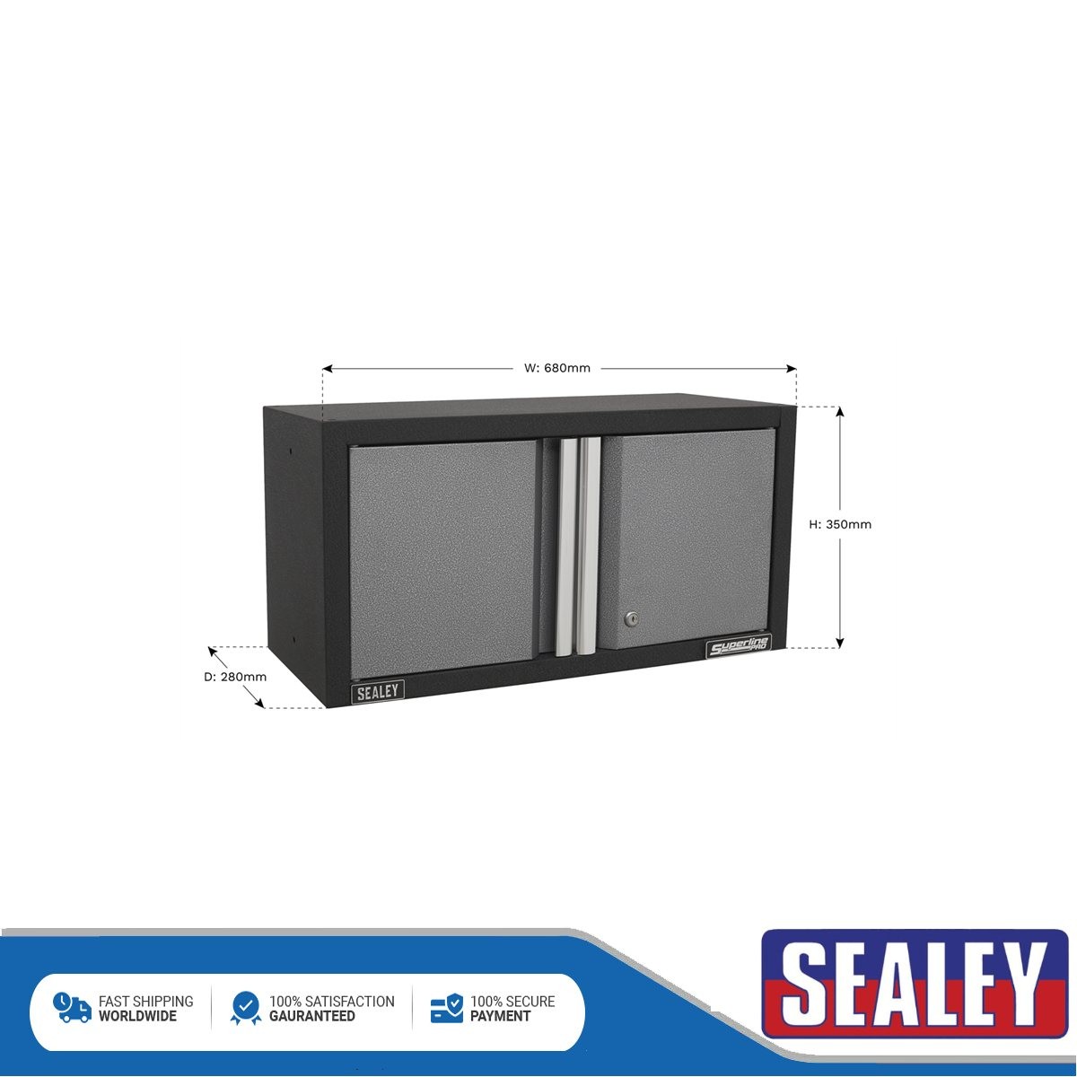 Sealey Superline PRO� Modular Wall Cabinet 2 Door 680mm APMS65