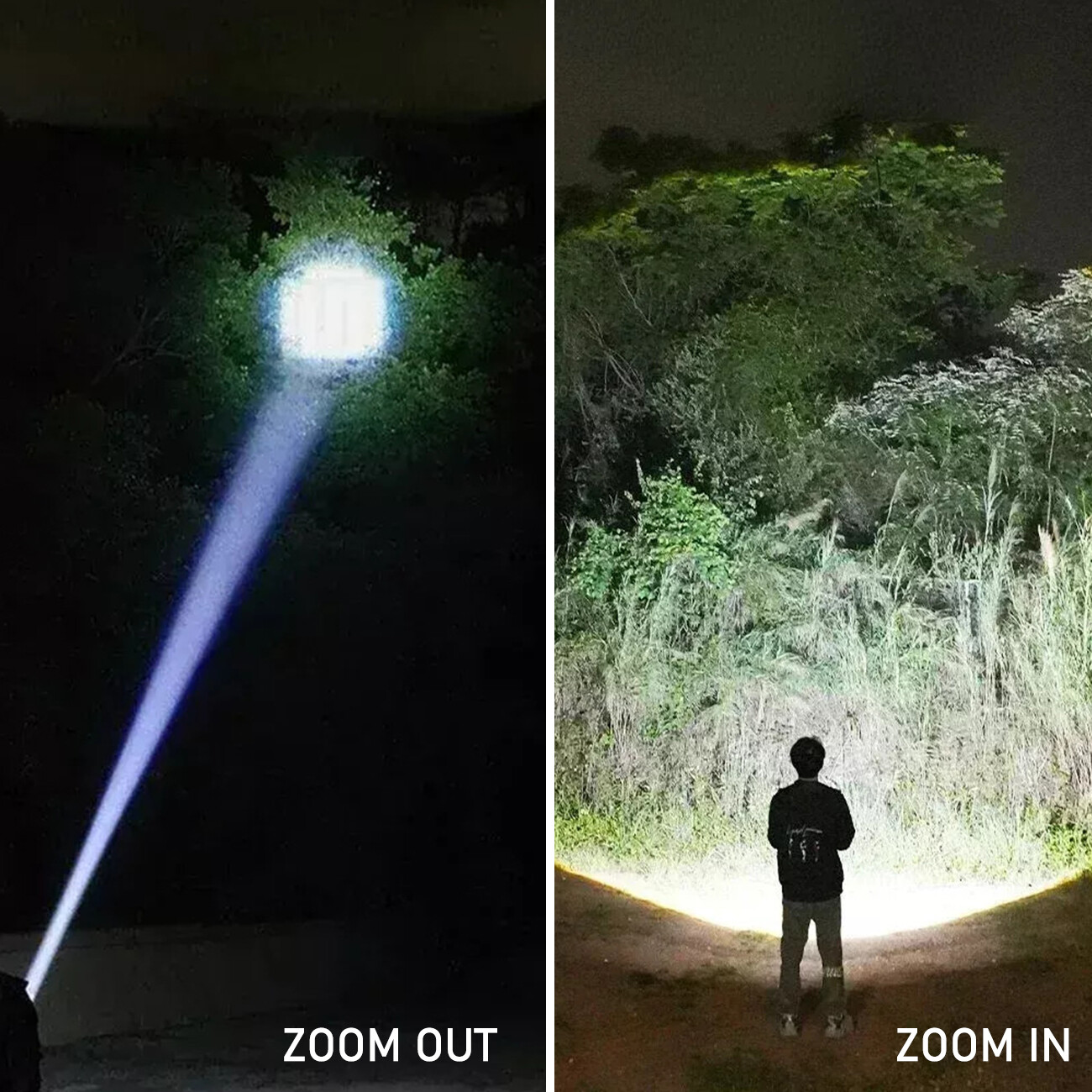 LED Super Bright Flashlight Rechargeable Torch Tactical Lamp USB+ Battery
