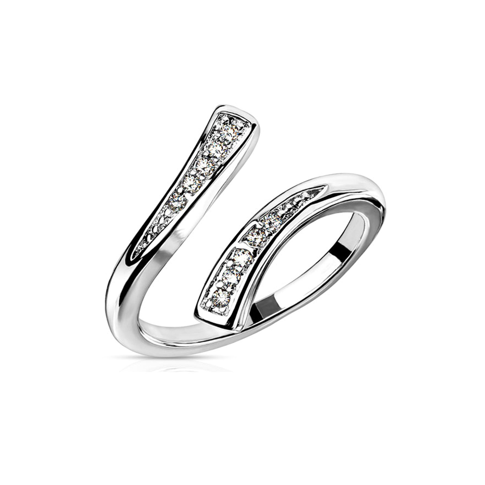 925 Sterling Silver CZ Toe Ring