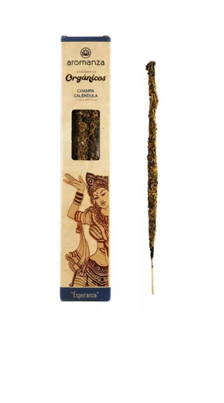 INCIENSOS - Sahumerios Org√°nicos Aromanza X6 CAJAS Fragancia Champa - Cal√©ndu