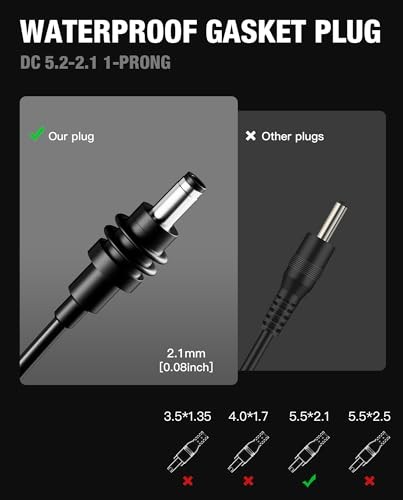 for Starlink Gen 3 Charger,57V 3.42A AC Power Adapter Compatible with Starlink