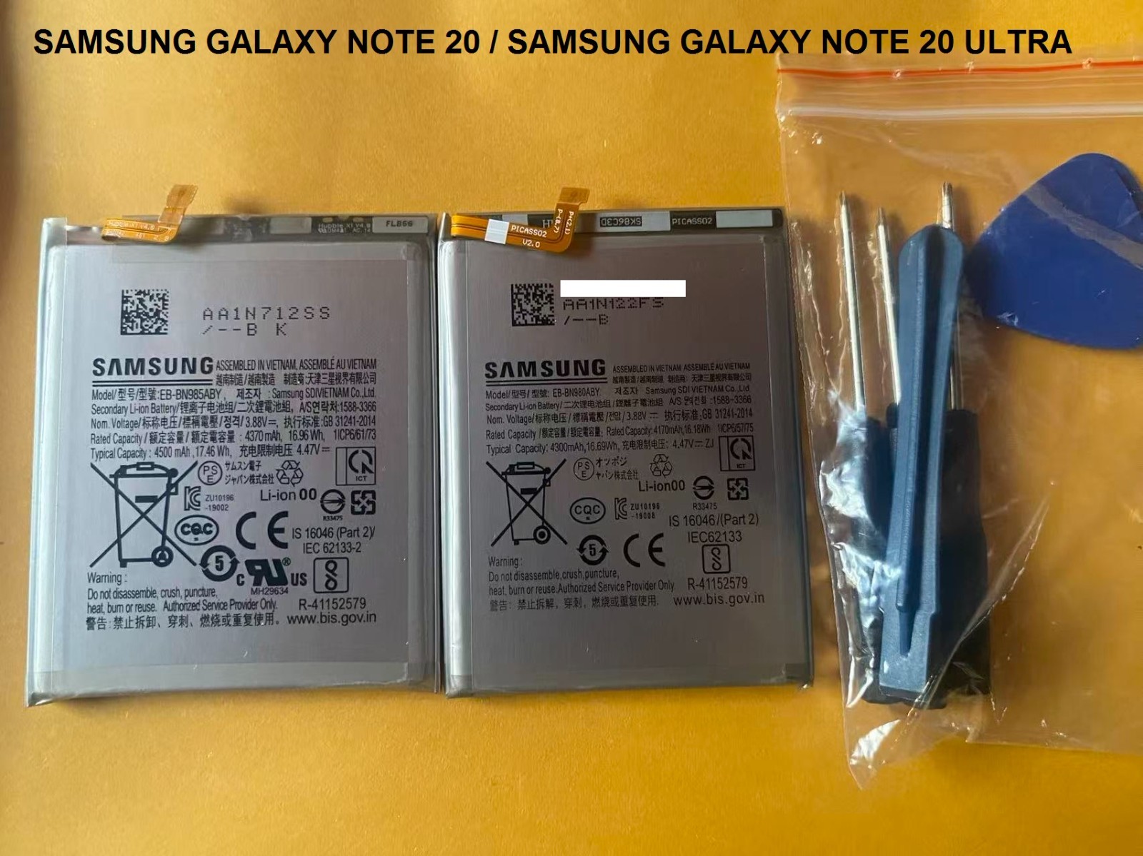 Original Battery for Samsung Galaxy Note 20 5G / Samsung Galaxy Note 20 Ultra 5G