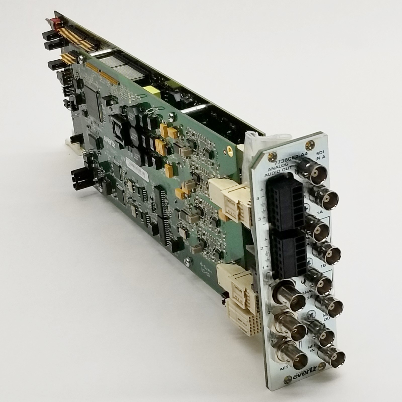 Evertz 7736CE2-A4 Dual Composite Encoder Half Group 2CH Synchronous 20-bit Audio