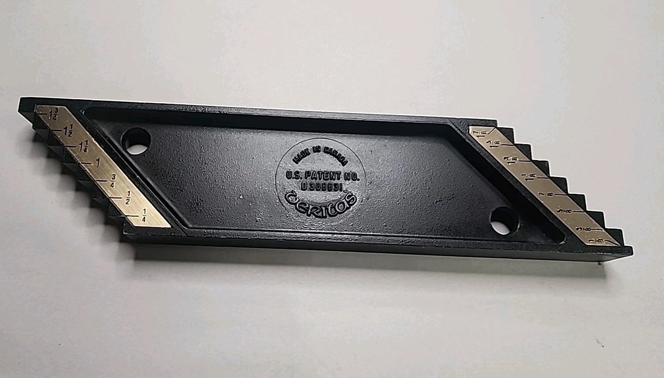 VERITAS Tool-Setting Gauge 1/8" to 1-7/8" Model D308831 Made in Canada
