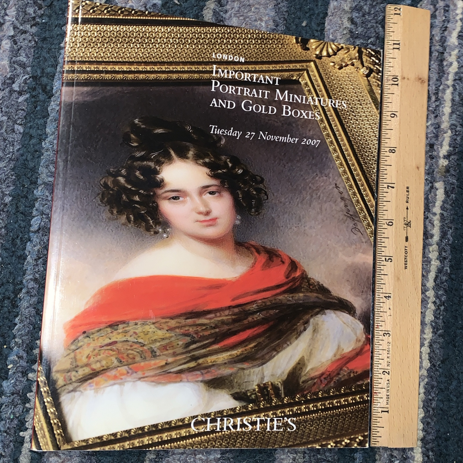 London Tuesday 27 November 2007 Gold Boxes Portrait Miniatures Christies catalog