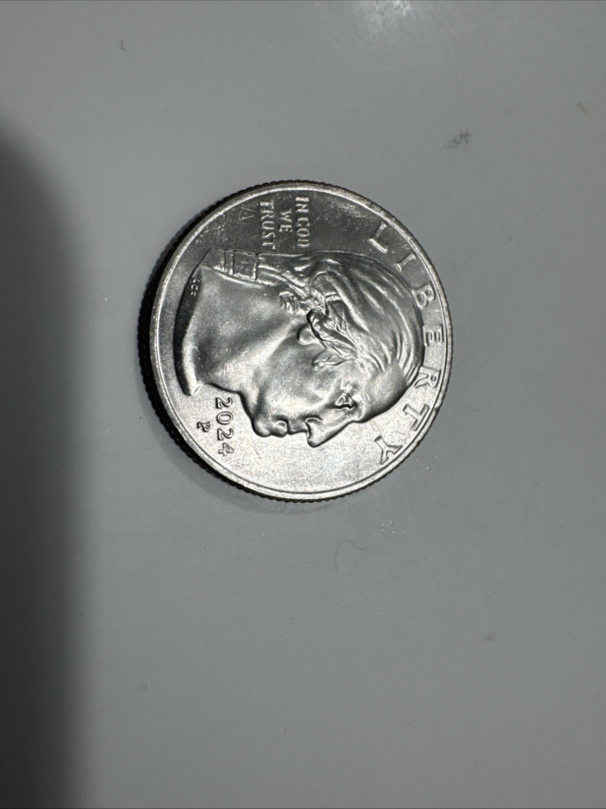 2024-P Hope USA Quarter Error with 'In Cod We Trust' Reverend Dr. Pauli Murray