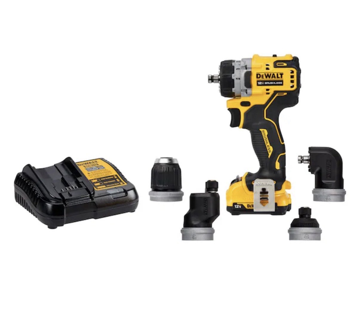 DEWALT 12 Volt DCD703F1 12V MAX Brushless Cordless 5-in-1 Drill/Driver Kit