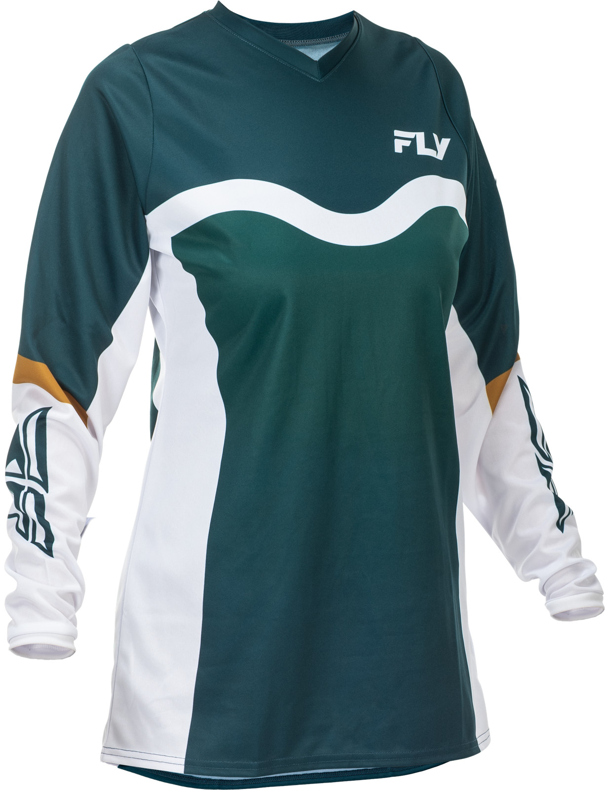 FLY RACING - Women's F 16 Jersey Teal/White/Gold Xl | 379-822X