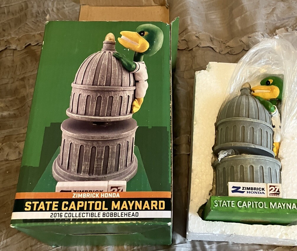 STATE CAPITOL MAYNARD Madison MALLARDS Minor League Baseball SGA Bobblehead