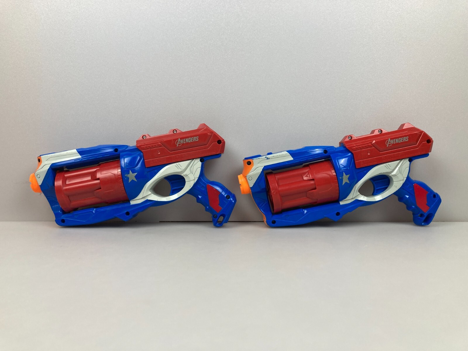 🔫 Hasbro® Marvel The Avengers™ Captain America Brigade Blaster LOT of 2 - RARE!