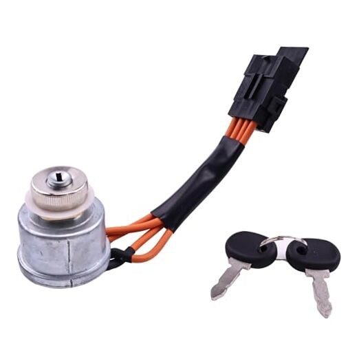 Ignition Switch with Keys 86569718 Compatible with New Holland 1530 1630 1725