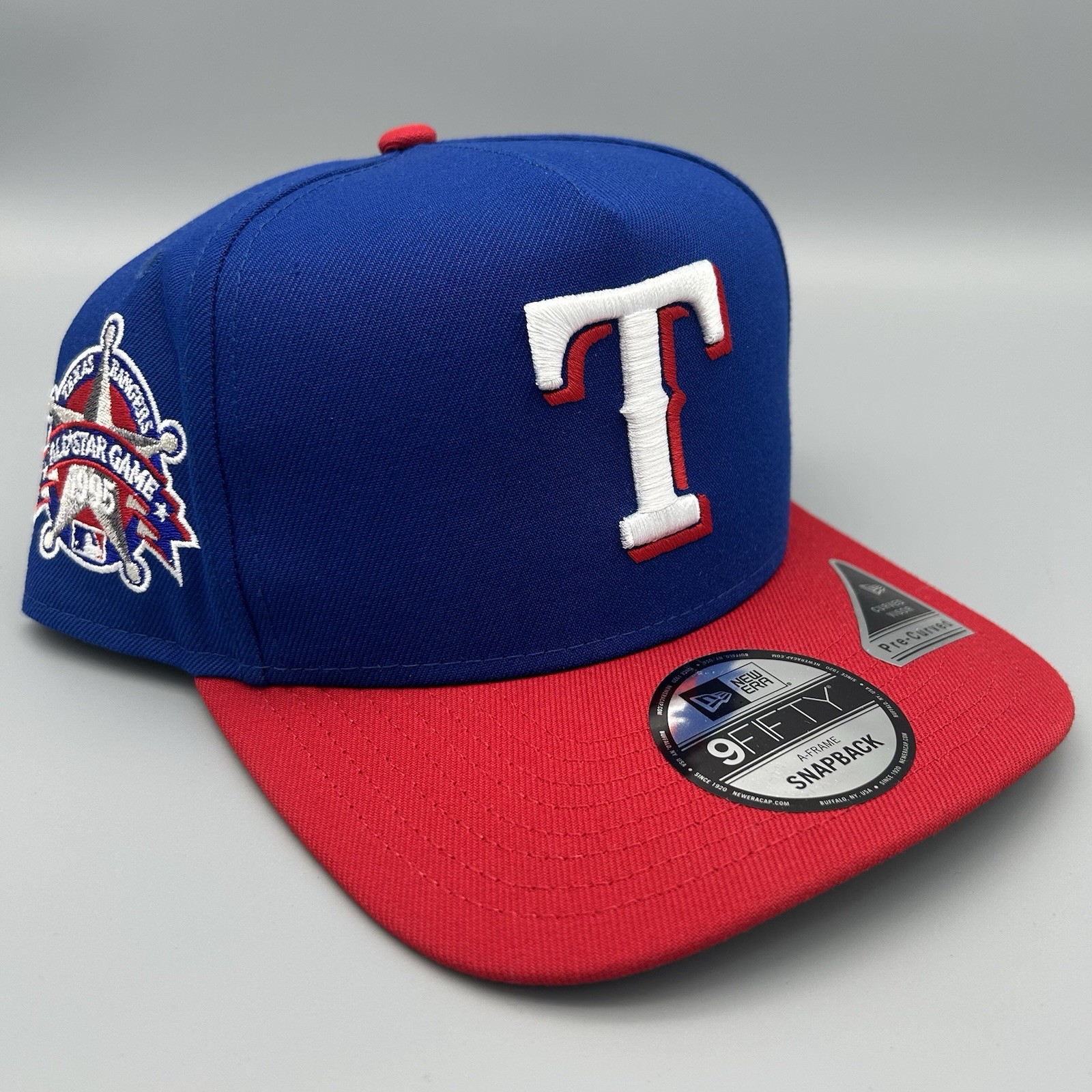 New Era Texas Rangers Exclusive 1995 All Star 9FIFTY A-Frame Snapback Hat Cap