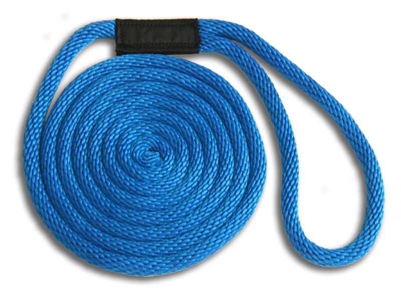 Royal Blue Dock Lines 3/8" x 10' - Made in USA