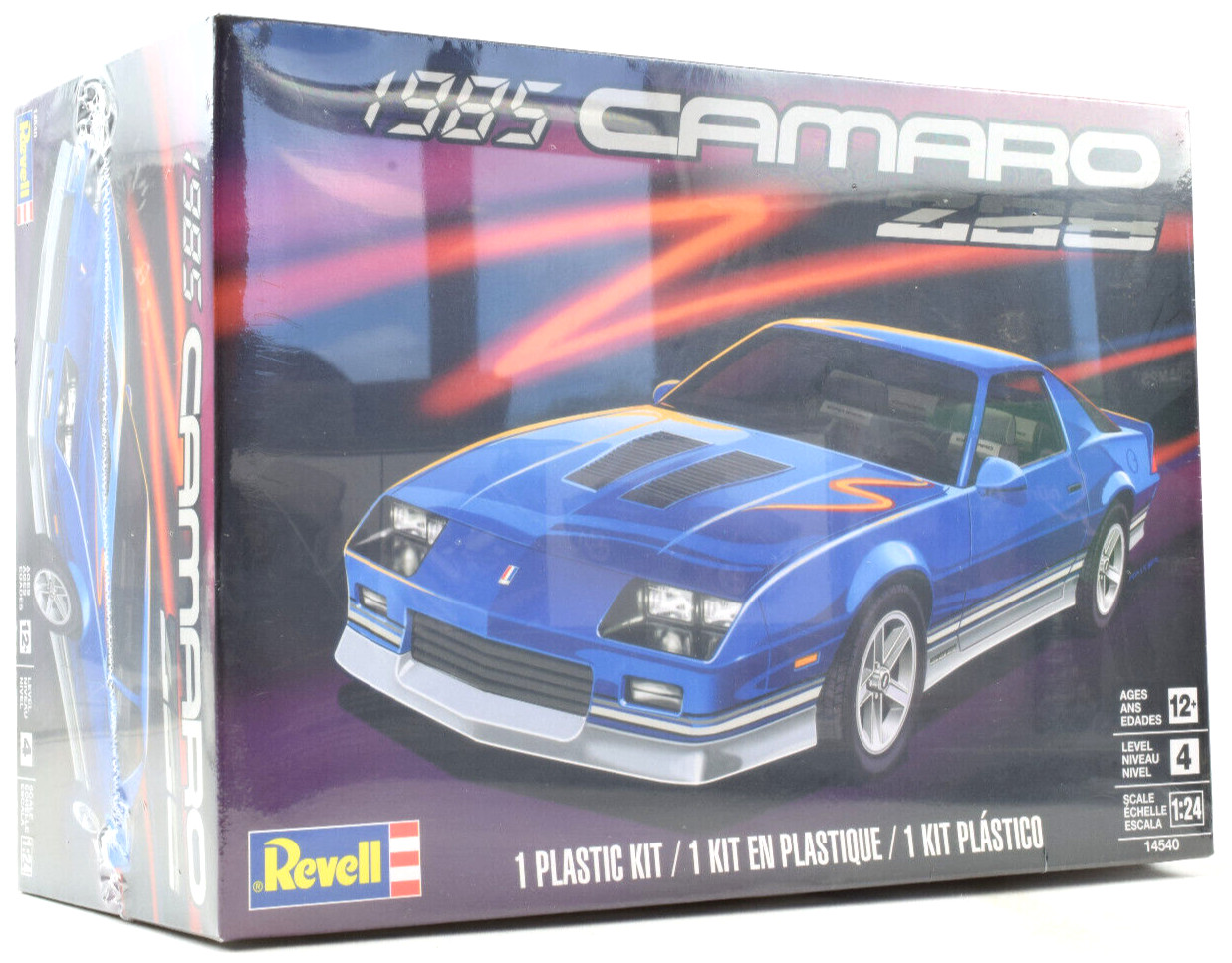 Revell 1985 Chevy Camaro Z28 1/24 Scale Plastic Model Car Kit 14540