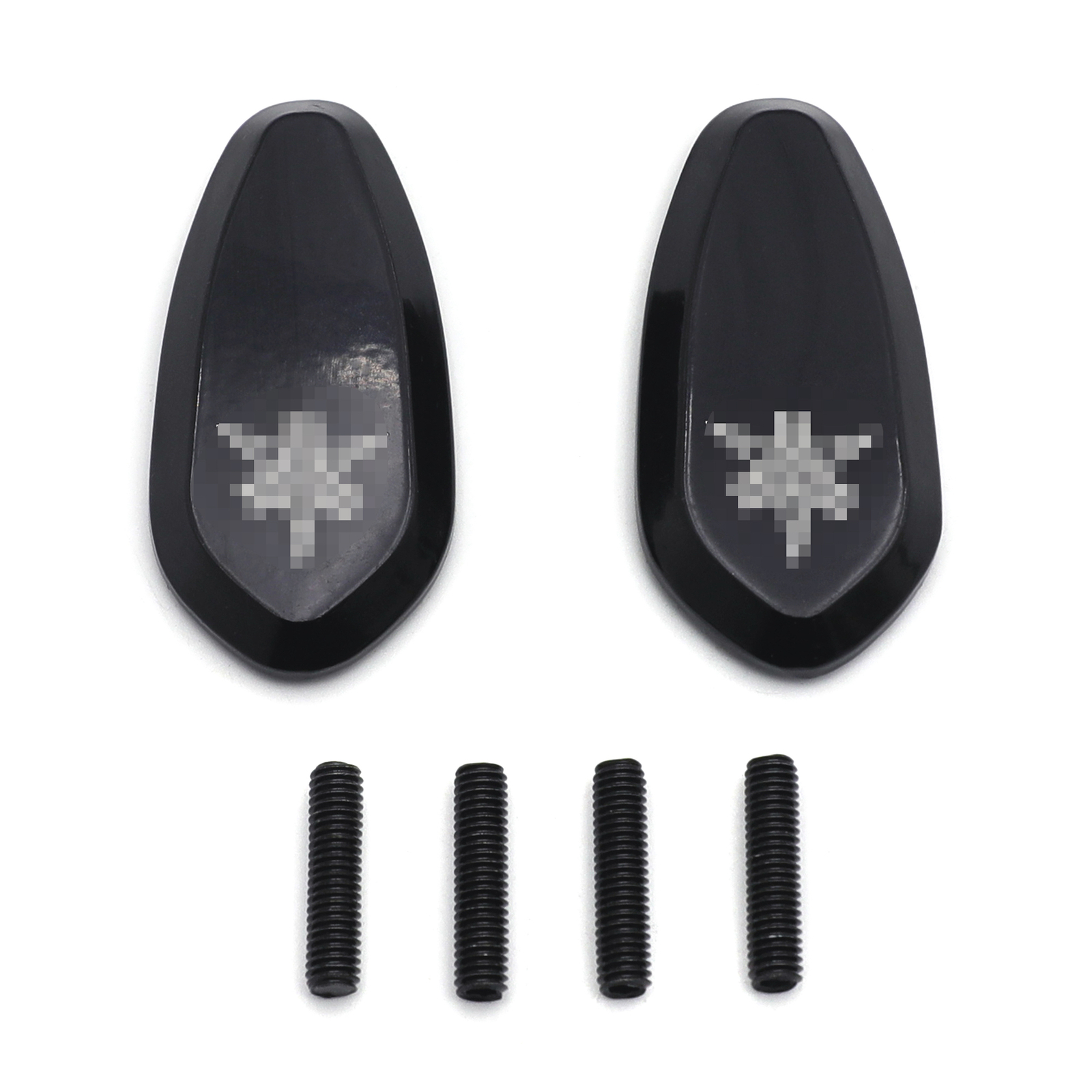 Mirror Block Off Base Plates For 1998-2014 Yamaha R1 R6 S Yzf-R1 Yzfr1 *Engraved