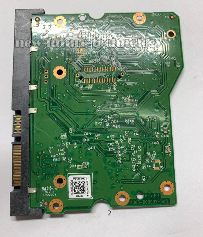 Board number: 2060-800002-003 REV P1 PCB  Circuit board Hard Drive Board   HDD