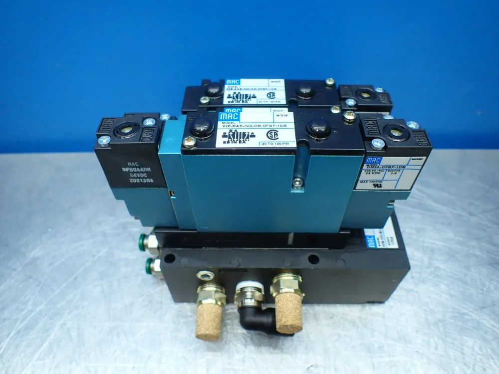 MAC VALVES PNEUMATIC VALVE ASSEMBLY 92B-000-BL4