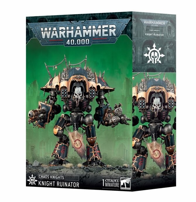 Warhammer 40K Chaos Knights: Knight Ruinator NIB!