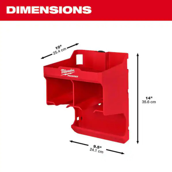New ! PACKOUT Long Handle Tool Rack, 48-22-8349